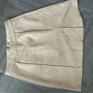 Indigo Rein Beige Mini Skirt